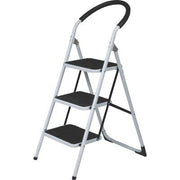 SGABELLO JAFAR DOMUS  ACCIAIO VERNICIATO GRADINI 3 H.MM 729