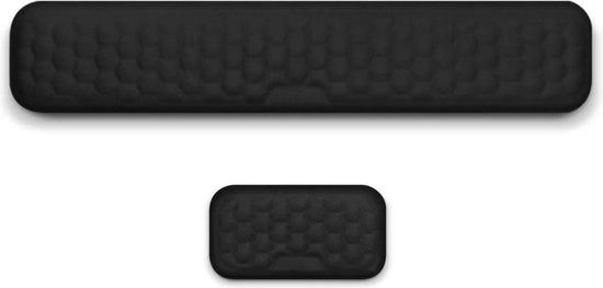 Sostegno per polso per tastiera e mouse - Sostegno per polso ergonomico con schiuma di ammortizzazione - Sostegno per palmo di mano confortevole - Prevenzione dei problemi di tendinite - Laptop gaming ufficio