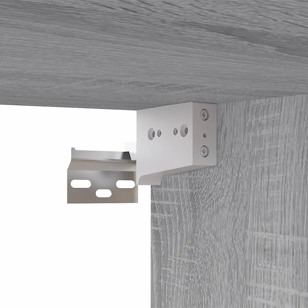 Mobile TV Grigio Sonoma 80x30x30 cm Legno Multistrato 815505