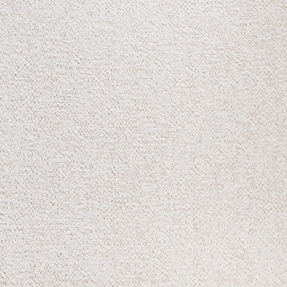 Sedia a dondolo in tessuto bianco sporco gambe in legno e metallo pattini design moderno soggiorno