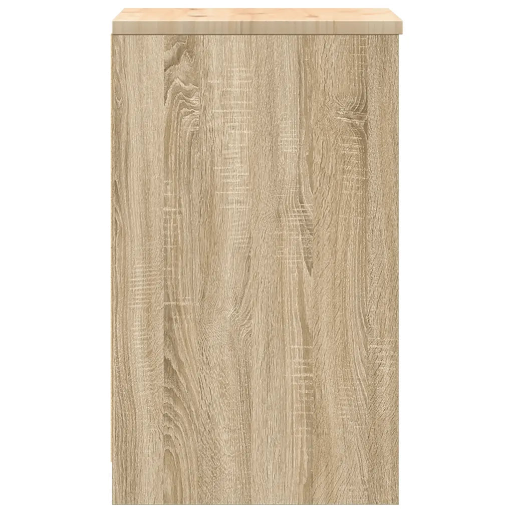 Armadietto da Garage Rovere Sonoma 40x51x85 cm