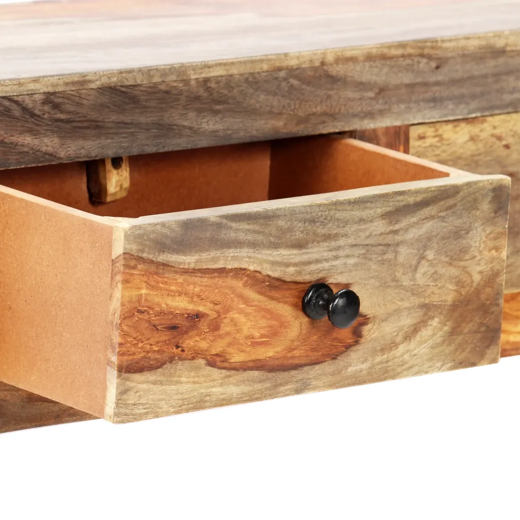 Tavolo Consolle da Parete 100x25x20 cm in Massello di Acacia 247749