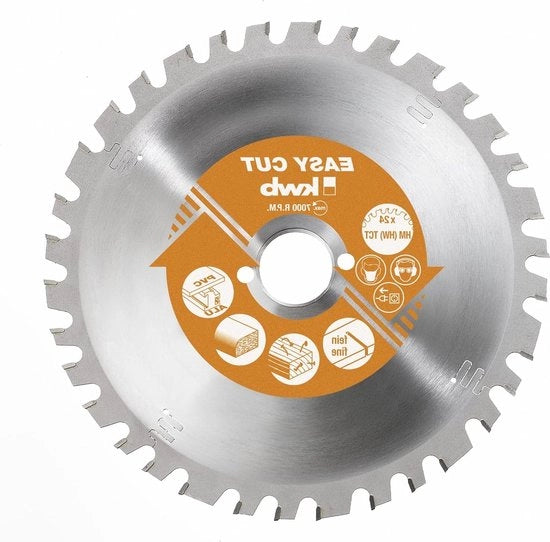 Lama circolare da sega 350 x 30 mm resistente ai chiodi, Made in Germany, per legno e residui di metallo - lama universale per metallo, legno e plastica