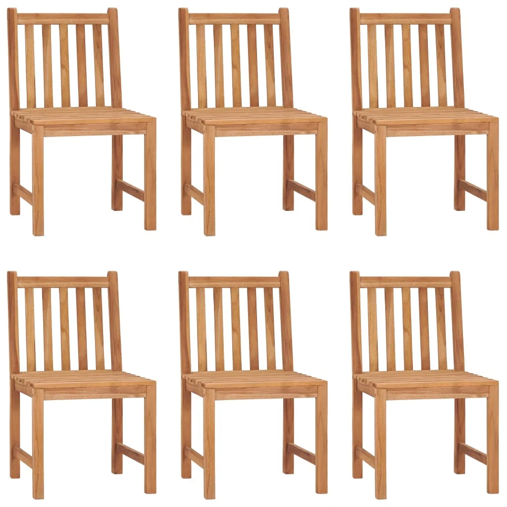 Set da pranzo da giardino 7 pezzi mobili da esterno legno massello di teak 02_0013945