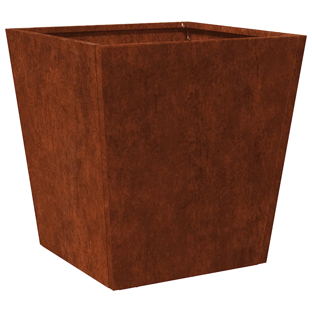 Fioriere da Giardino 2 pz 40x40x40 cm in Acciaio Corten 851065