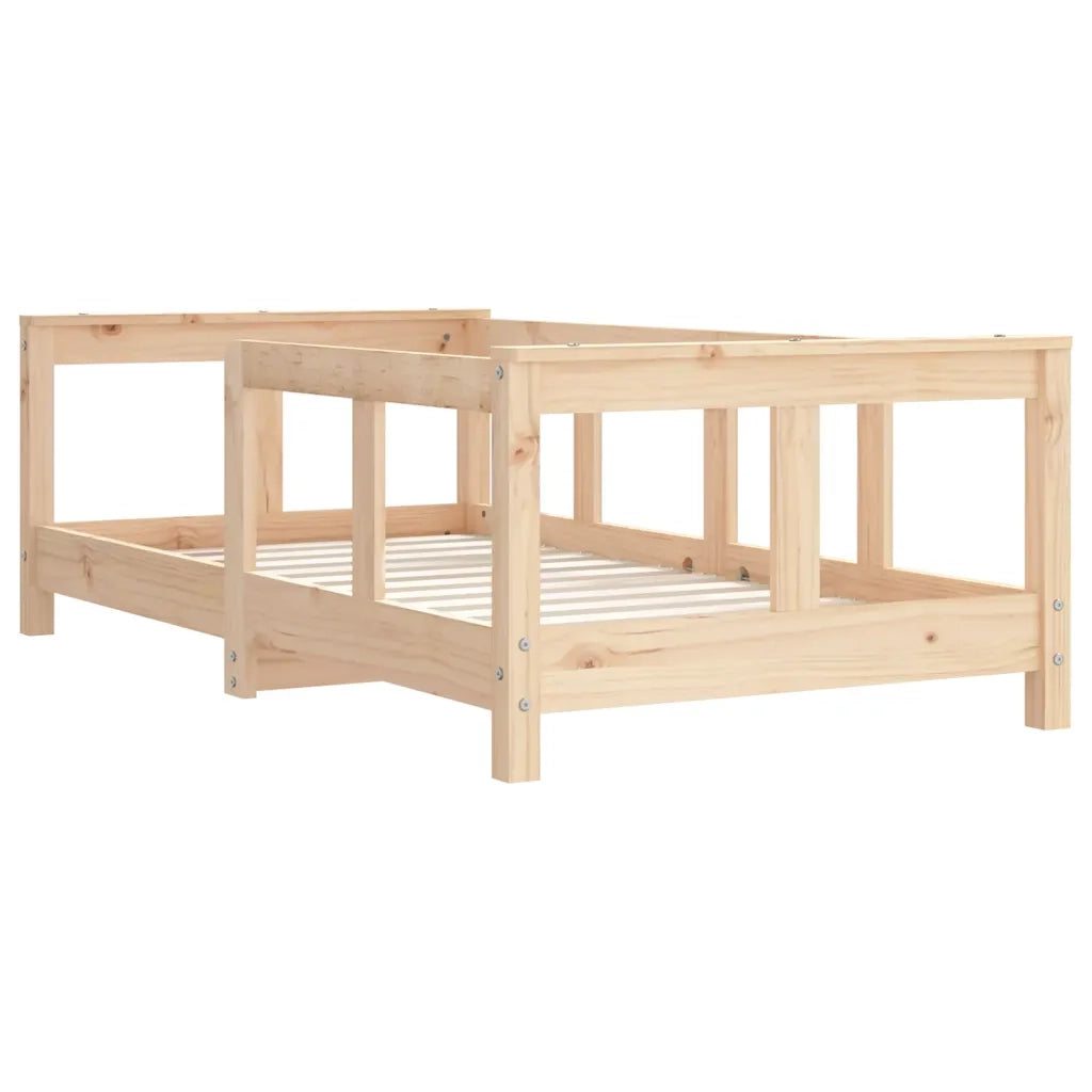 Giroletto per Bambini-Struttura Letto Bambini 70x140 cm in Legno Massello di Pino 766599