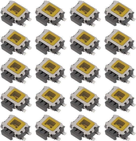 Set di 20 Interruttori di Contatto a SMT SMD a 4 Poli