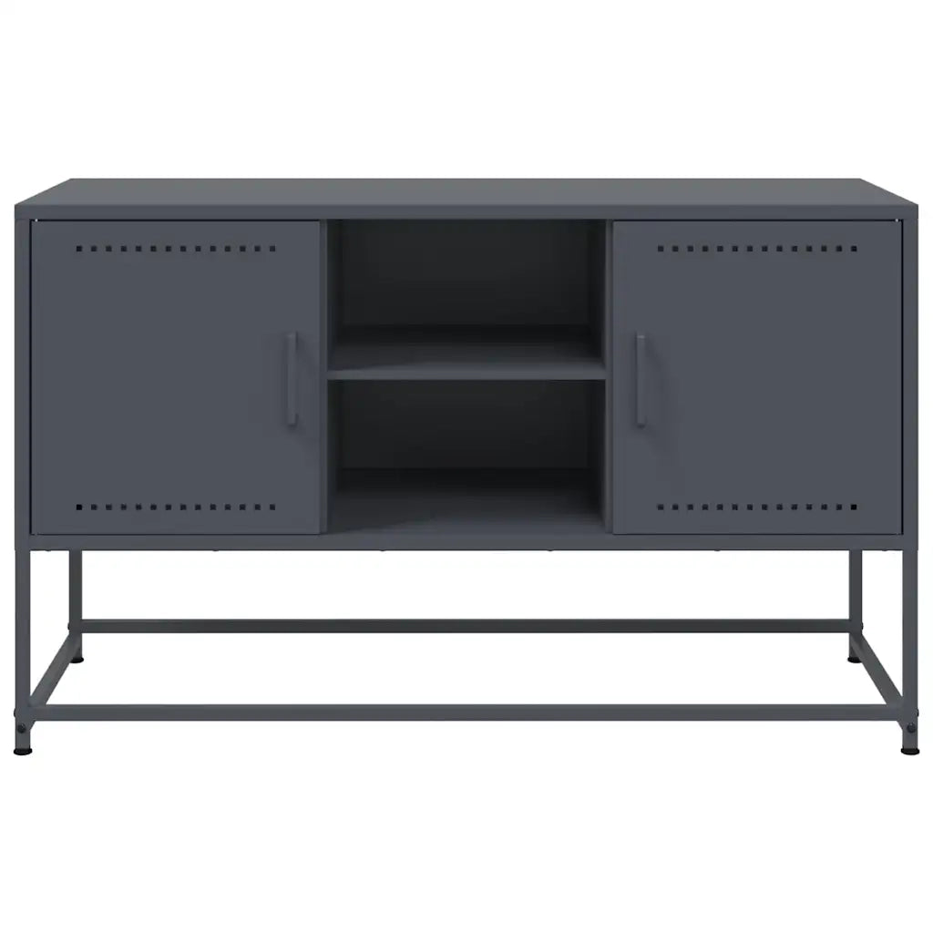 Mobile TV Antracite 100,5x39x60,5 cm in Acciaio 846514