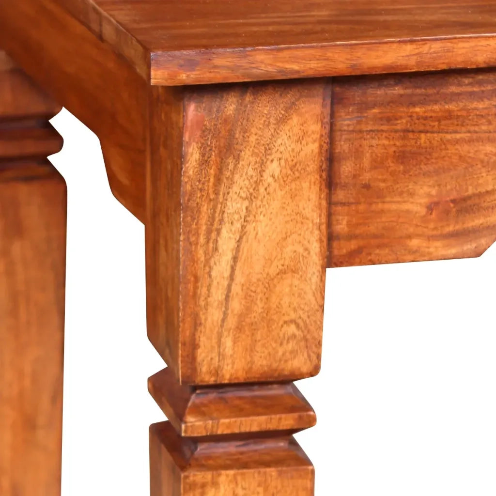 Tavolino da Salotto in Legno Massello 60x60x45 cm 244048