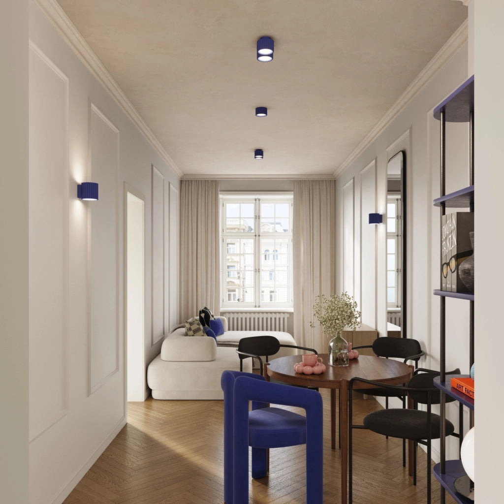 Spot soffitto moderno tondo ultramarina GX53 10W VISTAO