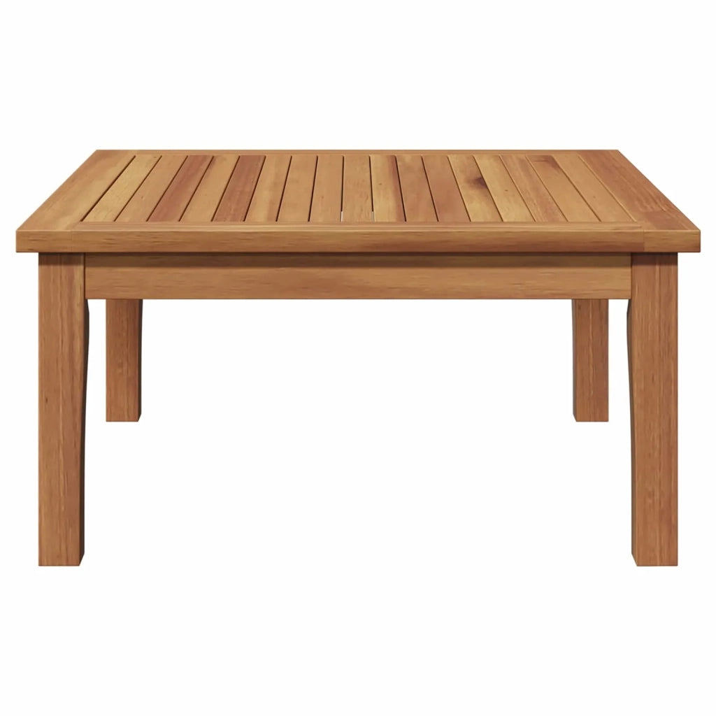 Tavolo da Giardino | Tavolino da esterno Marrone Legno massello di teak