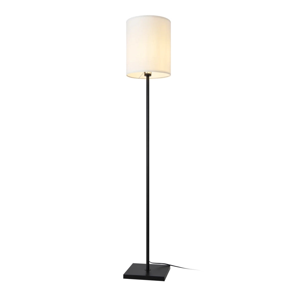 Lampada da terra dallo stile senza tempo elegante illuminazione di design per soggiorno camera da letto ufficio altezza 158 cm bianco e nero 03_0009536
