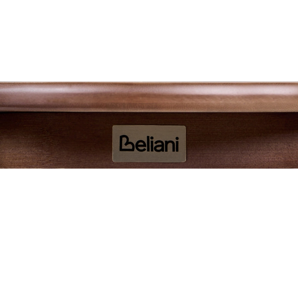 Set di 2 sgabelli da bar in legno di bambù marrone scuro, stile classico, per cucina e sala da pranzo