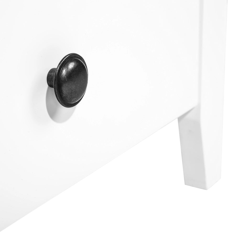Mobile TV Bianco TV Fino a 61ʺ Consigliato 3 cassetti Gestione cavi Rustico