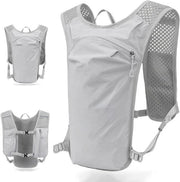 Zak da ginnastica leggera, 6 litri, con borsa per bere, unisex, sacca da ciclismo, da corsa e da camminata, impermeabile.
