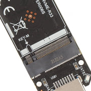 Adattatore NVMe per chiavetta SSD M o B o M - Hot Swappable - compatibile con USB 3.2, USB 3.1, USB 3.0, USB 2.0 - dimensioni 2230, 2242, 2260, 2280 SSD - nero.
