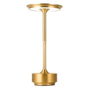 Trade Shop - Lampada Da Tavolo Moderna 3w Lume Ricaricabile Touch Dimmerabile Tecnologia Cct D38-3c - Oro