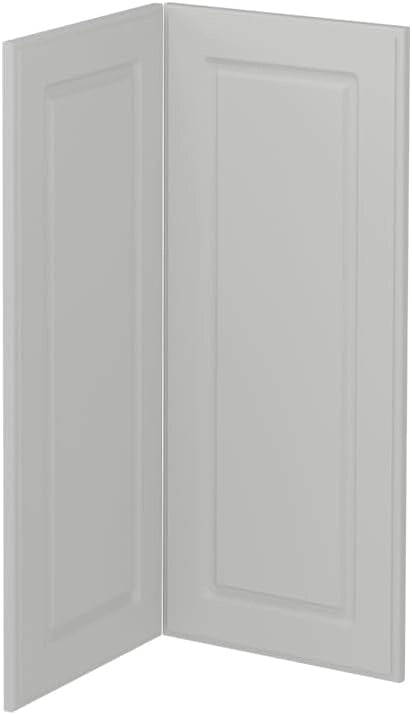 Frontale cucina R-Line, Bianco casa di campagna, 59.2 x 71.3 cm frontale del mobile per mobile base ad angolo, adatto per armadi da cucina R-Line per un montaggio semplice