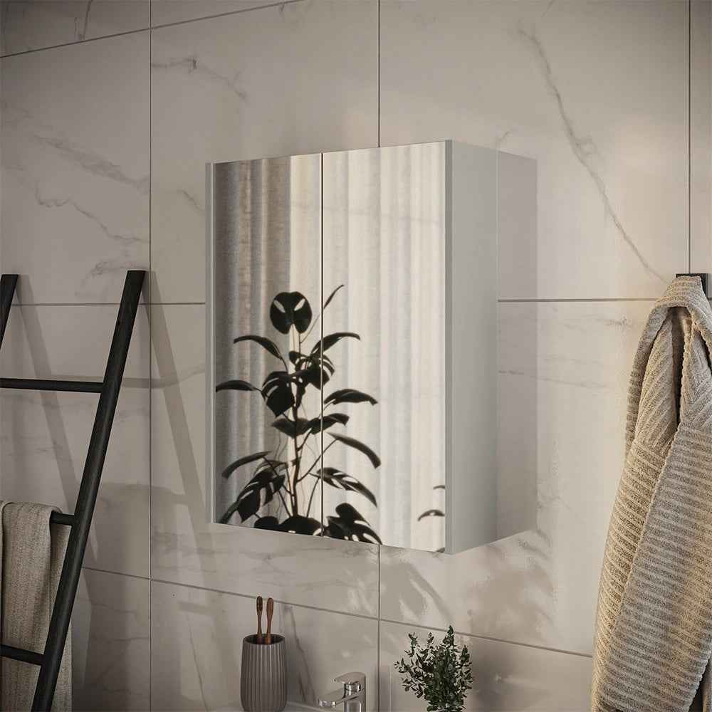 Vicco Specchio contenitore bagno Cachemire 60 x 75.8 cm con 3 scomparti chiusi