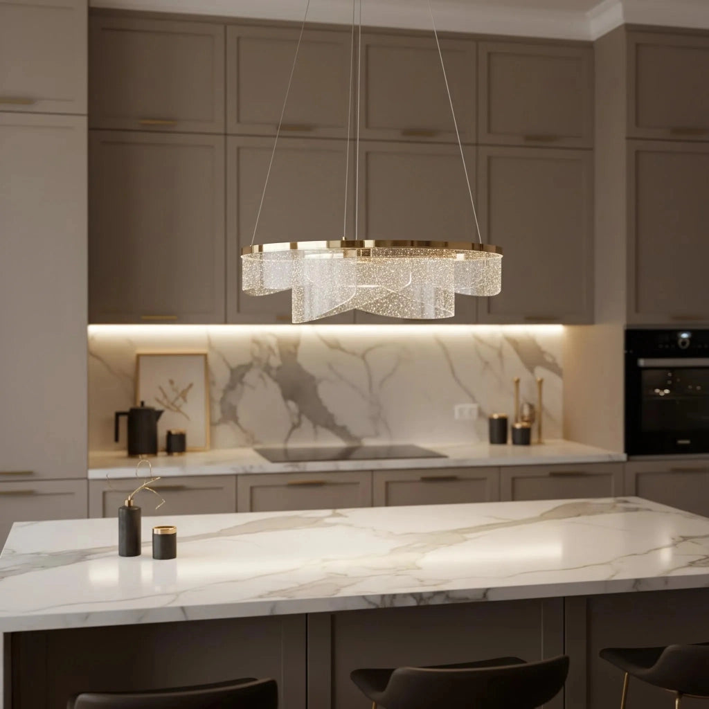 Lampada Da Soffitto Led G138-cp 50cm Gold