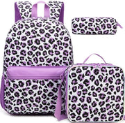 Zak scuola per ragazze 42x30x20 cm - Borsa per il pranzo 23x20 cm - Penna tascabile 23 cm - Cinturino imbottito - Progettata per il comfort e la colorazione - Borsa scuola