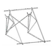 STRUTTURA DI MONTAGGIO UNIVERSALE TETTI PIANI E A FALDA PER SISTEMA SOLARE TERMICO CON INCLINAZIONE - STRUTTURA MONTAGGIO INCLINAZIONE 40Â°  - MAM