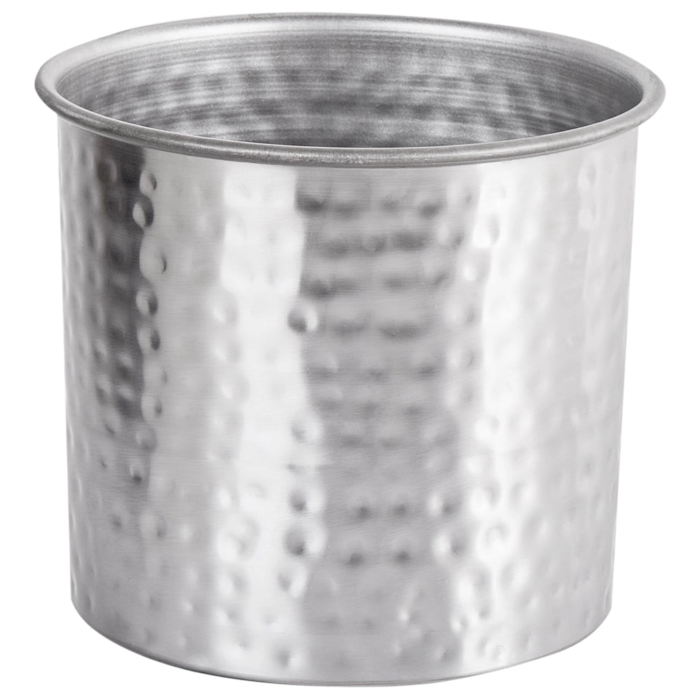 Set di 3 contenitori decorativi barattoli in alluminio argento con coperchi in legno