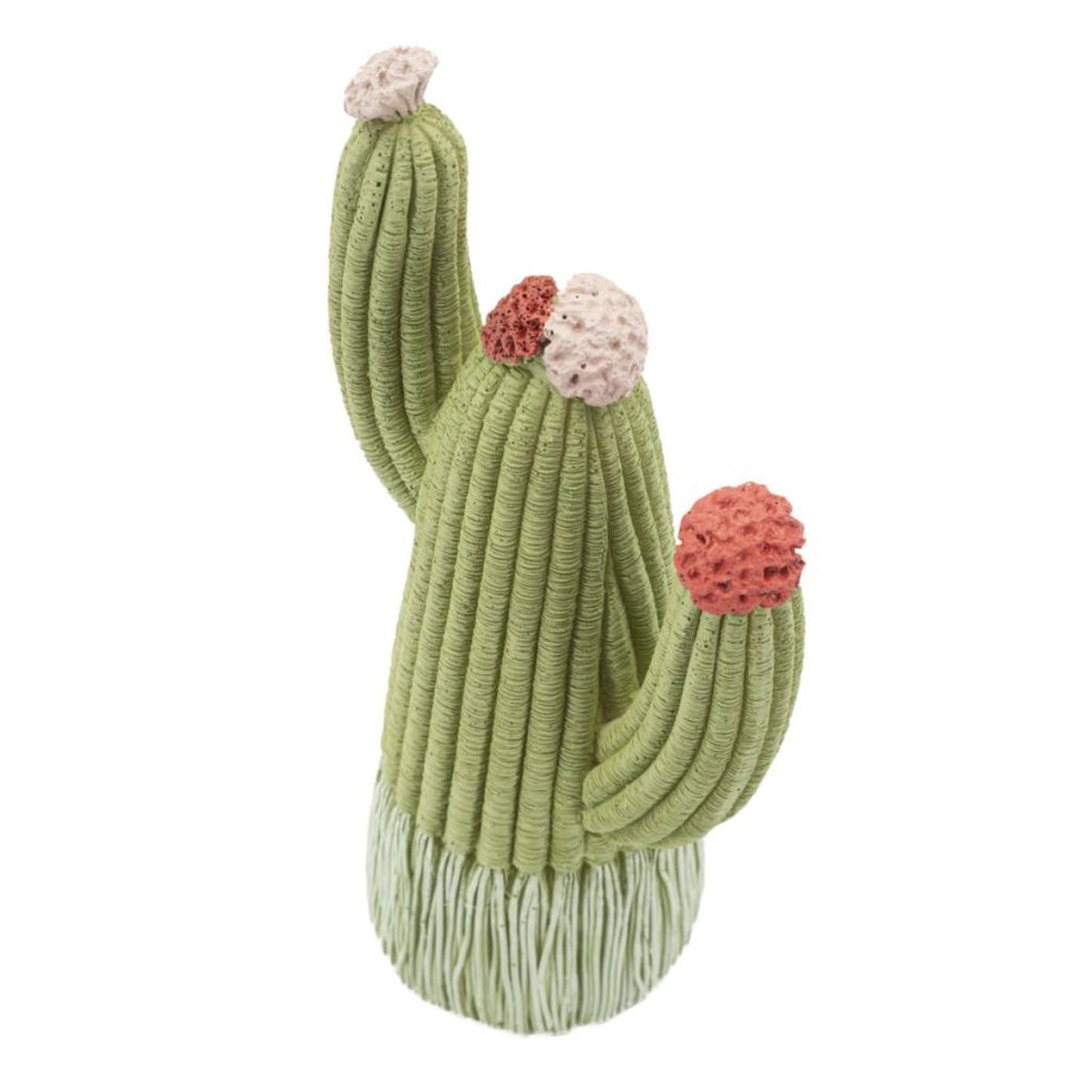 Scultura Cactus 2, Multicolore, Poliresina, 10,5x6,5x20,5 cm