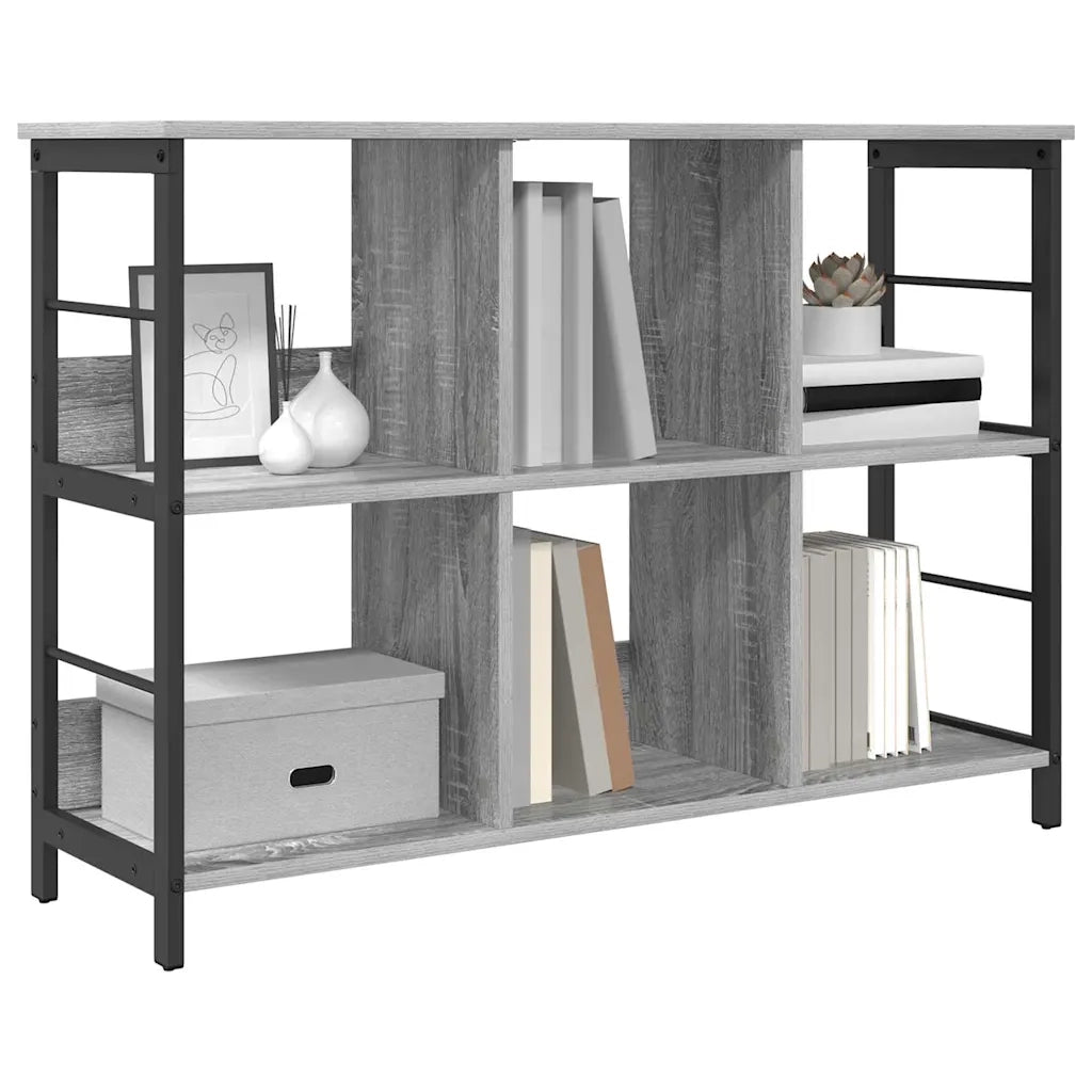 Libreria Grigio Sonoma 102 x 32 x 72,5 cm Legno multistrato 884015