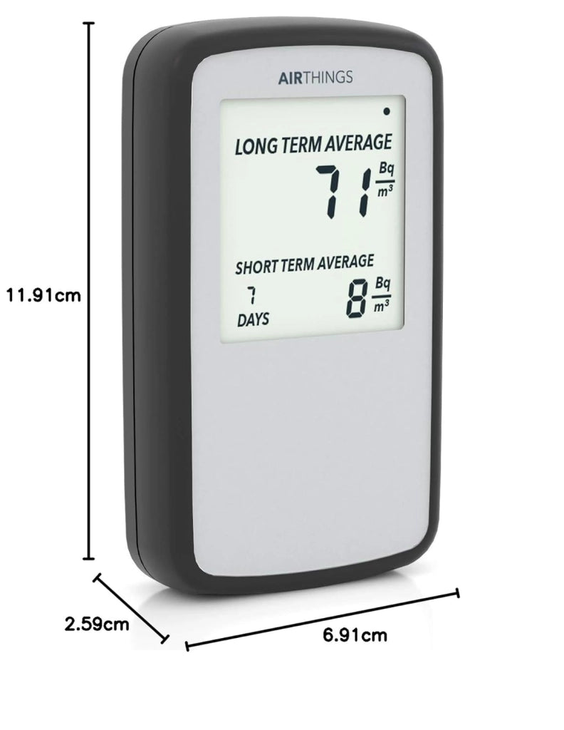 Corentium Home Radon Rivelatore di gas digitale - Versione internazionale in Bq/m