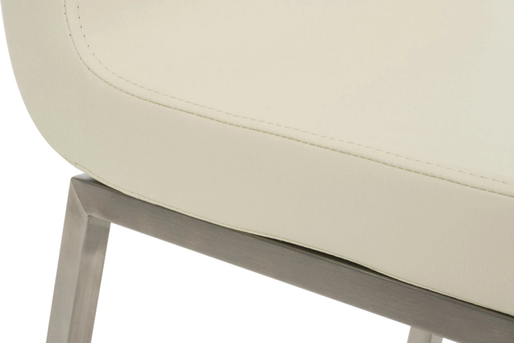 Set di 2 sedie da pranzo Colmar crema