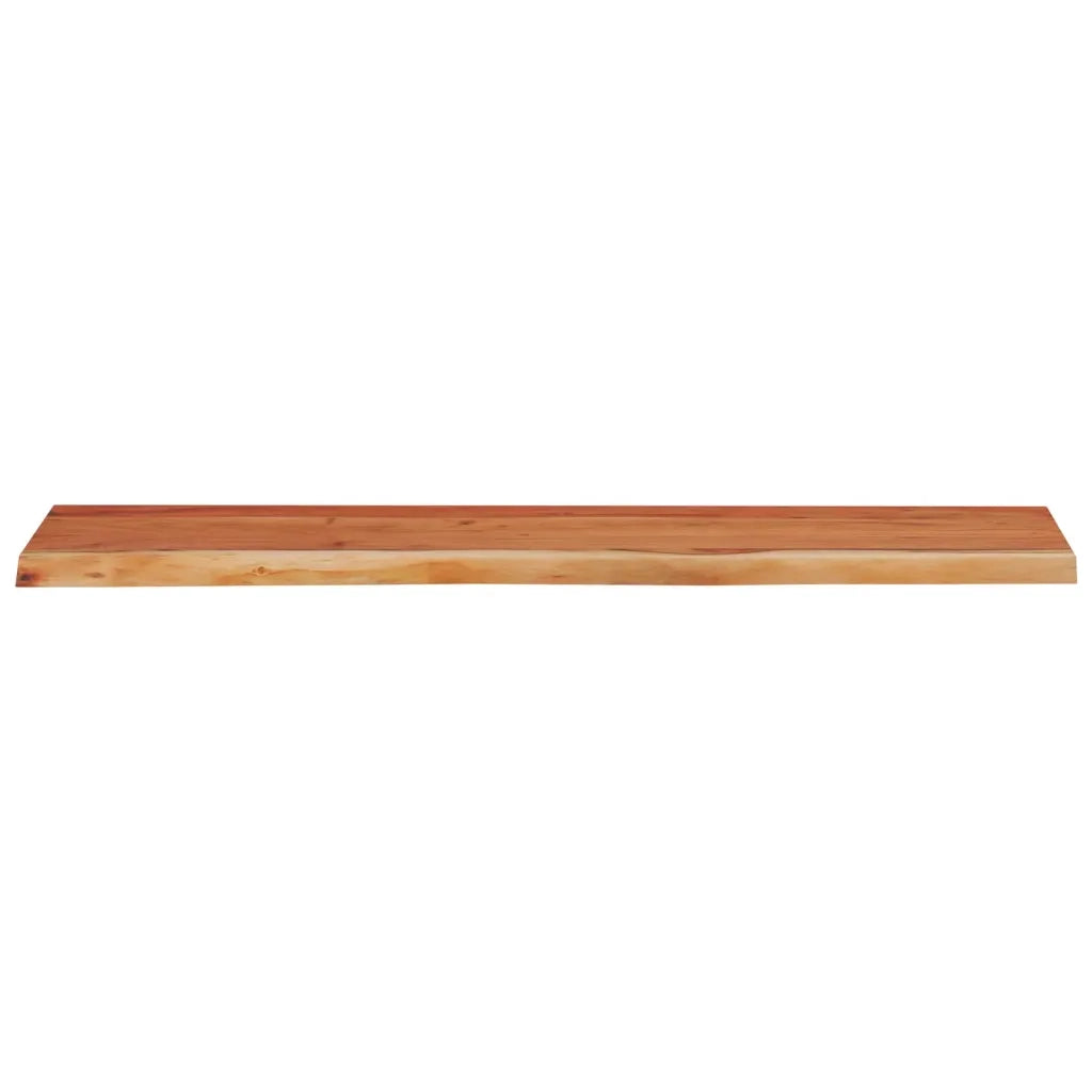 Mensola a Muro 90x30x3,8cm Rettangolare Legno Acacia Bordi Vivi 370287