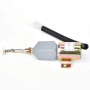 Blocco combustibile - Valvola magnetica 12V - Protezione motore - Valvola solenoide - Protezione a bassa pressione dell'olio - Adatto per motori diesel