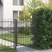 Cancello per recinzione HORST 100 x 125 cm Metallo Nero