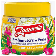 Zanzarella Profumatore in Perle Citronella e Geranio