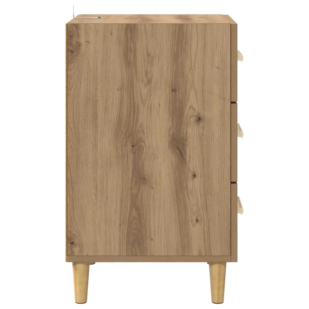 Armadio da Notte Rovere artigianale 40 x 40 x 66 cm