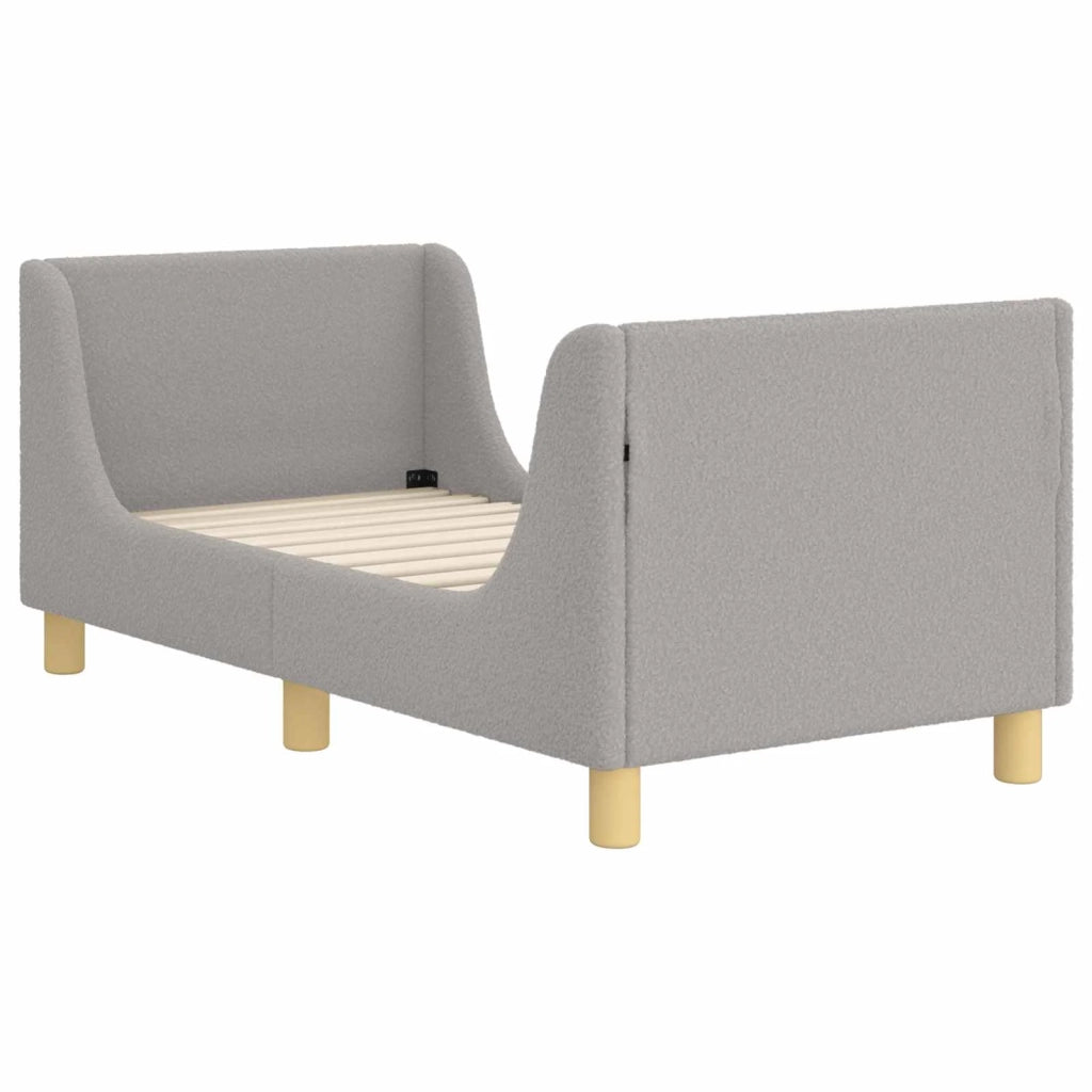 Struttura letto per bambini con testata Grigio chiaro