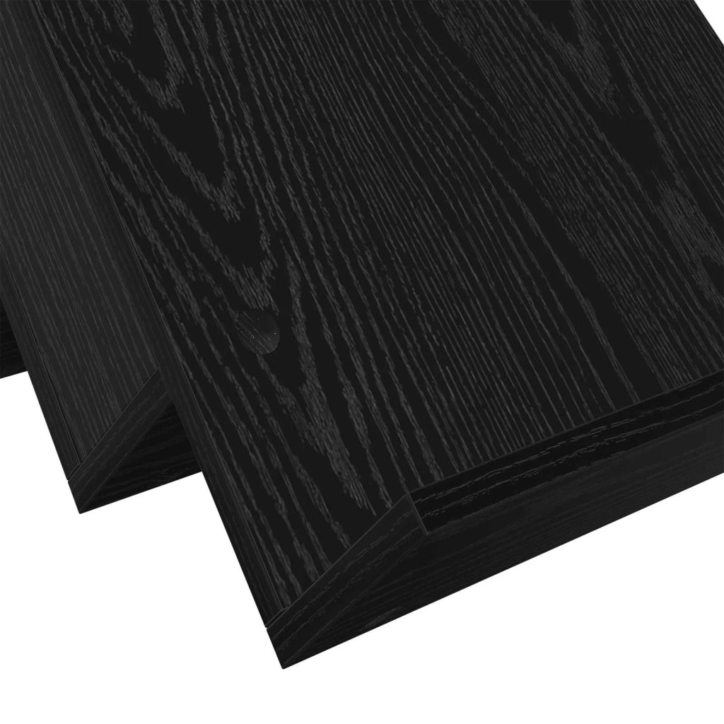 Scaffale per riviste Rovere Nero 53 x 40 x 28,5 cm CFW3751018