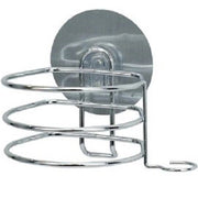 Trade Shop - Porta Phon Asciugacapelli Supporto A Parete Bagno Con Biadesivo Gancio 79836 -