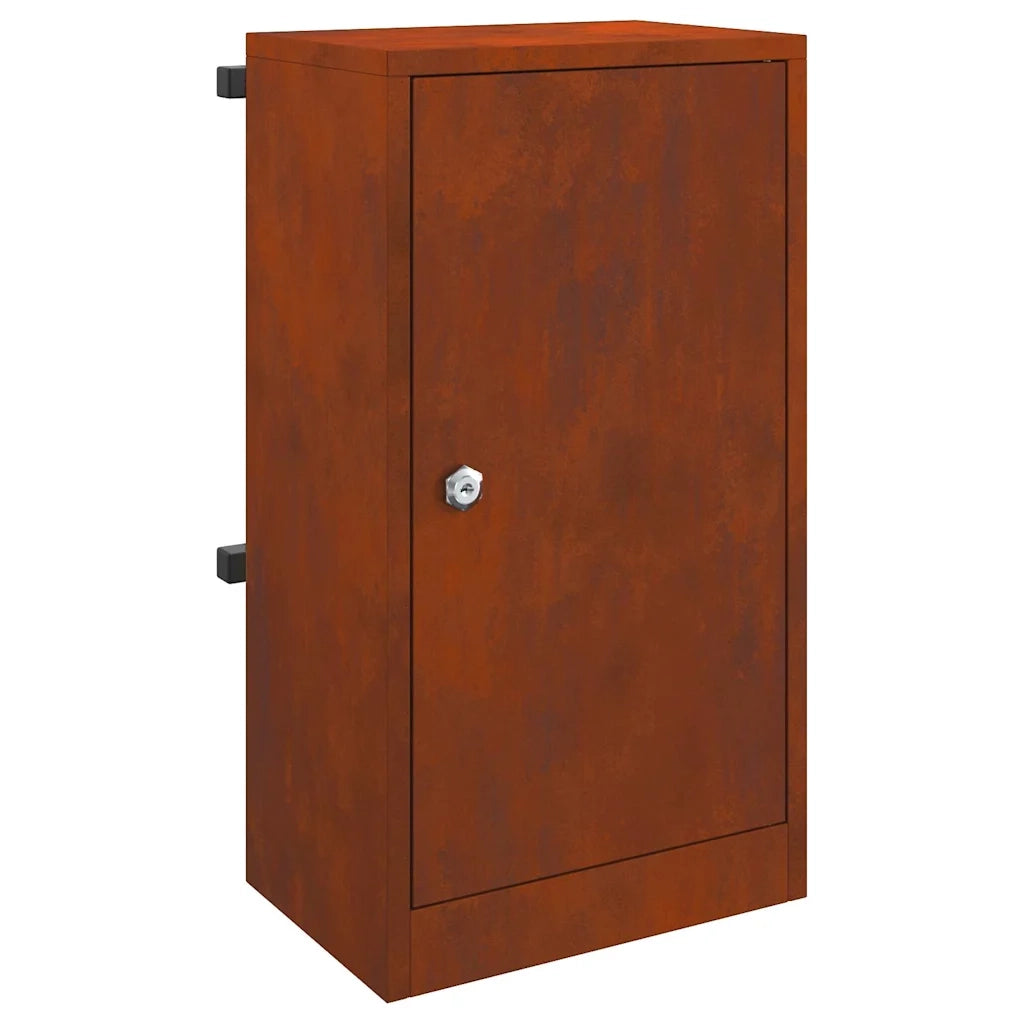 vidaXL cassetta postalepastkastei Ruggine 30 x 23 x 55 cm