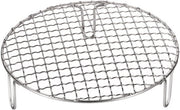 Griglia Rond a 8,3 pollici in Acciaio Inossidabile con 50 mm di Piedini per Grill, Frittura, Stufato e BBQ