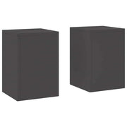 Supporto per piante | Sostegno per piante 2 pz Nero 24 x 24 x 35 cm Acciaio