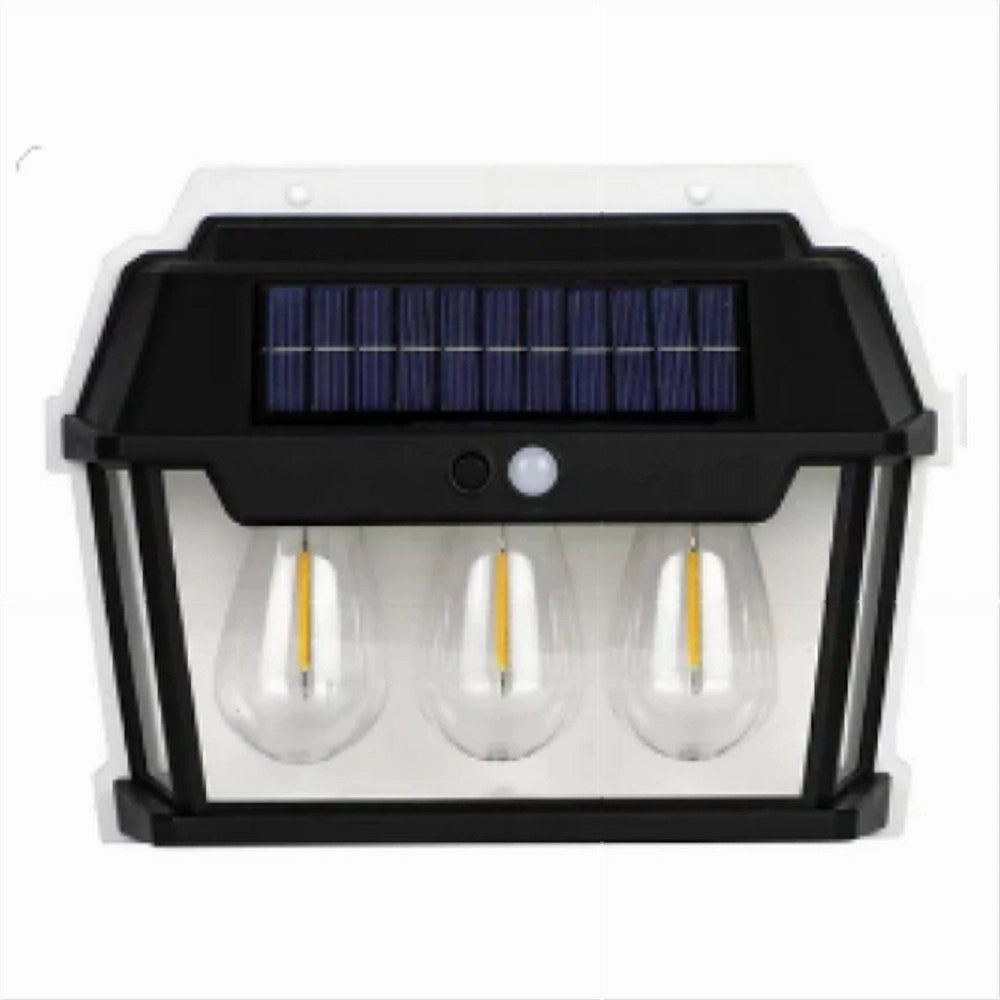 Trade Shop - Lampada Luce Faretto Solare Faro Esterno Sensore Movimento Luce Calda 38 Watt -