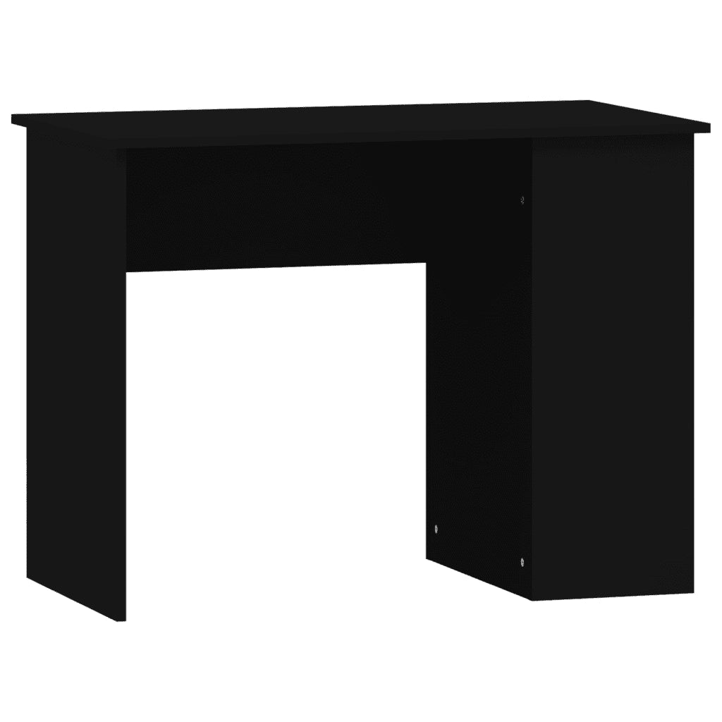 Scrivania Nera 100x55x75 cm in Legno Multistrato 823025