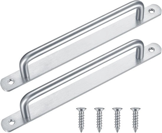 Deurgrepen in acciaio inossidabile per porte scorrevoli - 225 mm, Set da 2
