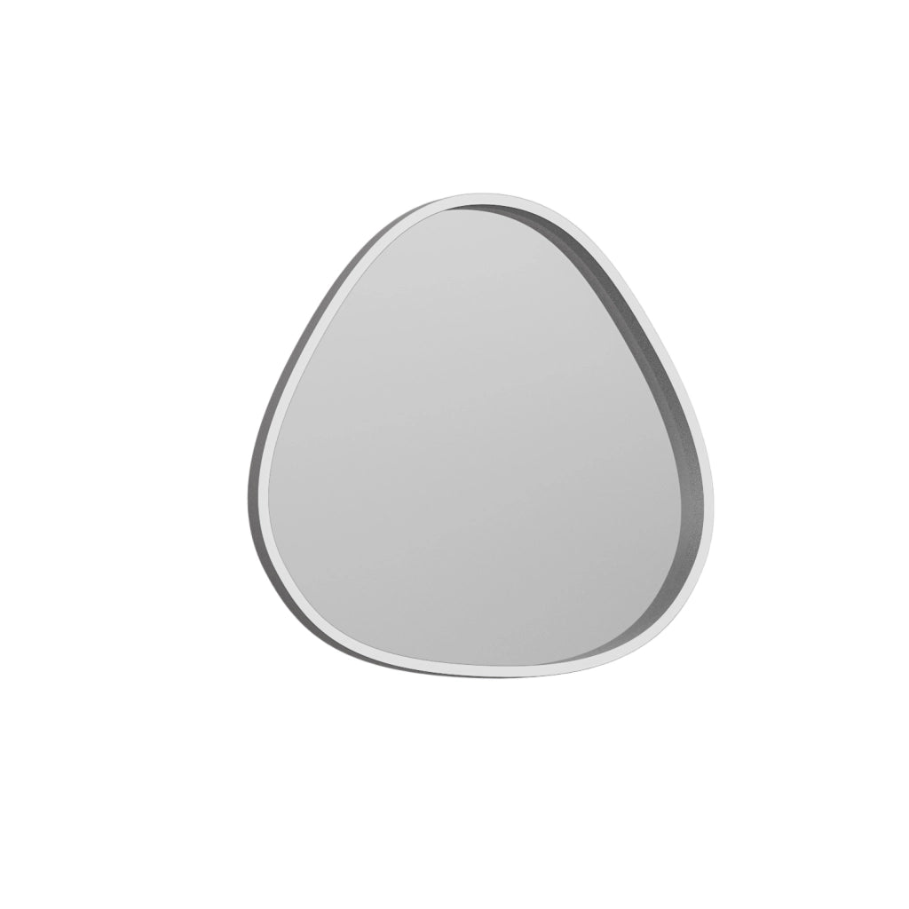 Ecaris A/P Lampada da Parete Specchio con Led 25W+5W CCT 3000K-4000K Dimmerabile, Struttura Alluminio Nero Satinato - Gealuce