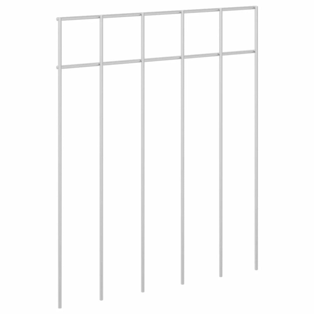 Pannello di Recinzione da Giardino 12 pcs Acciaio zincato 42042943