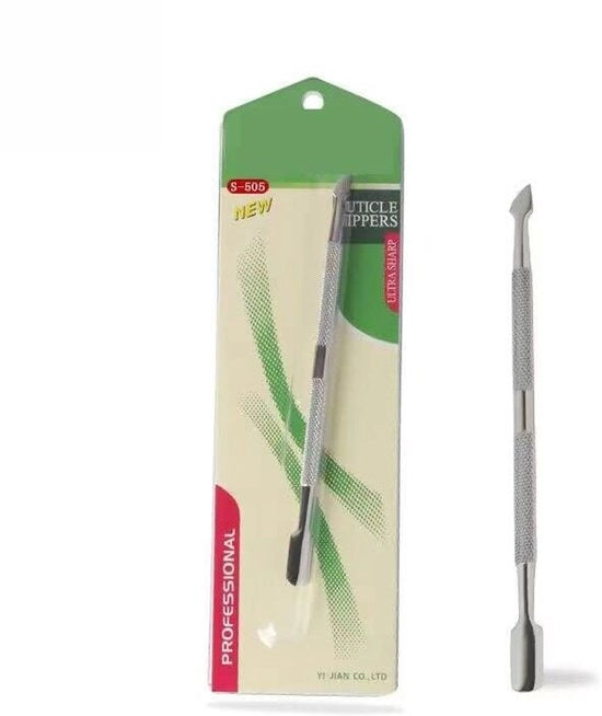 Kit di cura unghie con pennelli doppio confezionato in acciaio inossidabile - set di manicure e pedicure con olio per unghie e unguenti - materiale sicuro e stabile