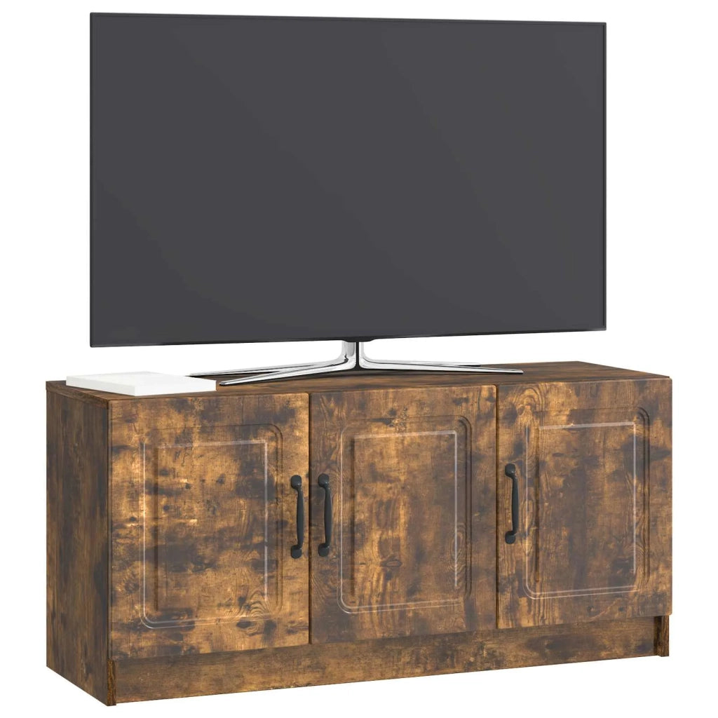 Mobile TV Rovere Fumo 99 x 34,5 x 47 cm Legno ingegnerizzato 895870