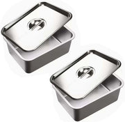 Set di pentole in acciaio inossidabile multifunzionale con coperchio per cucina e uso professionale